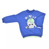 Autumn kids casual fashion cotton cartoon dinosaur boy sweatshirt